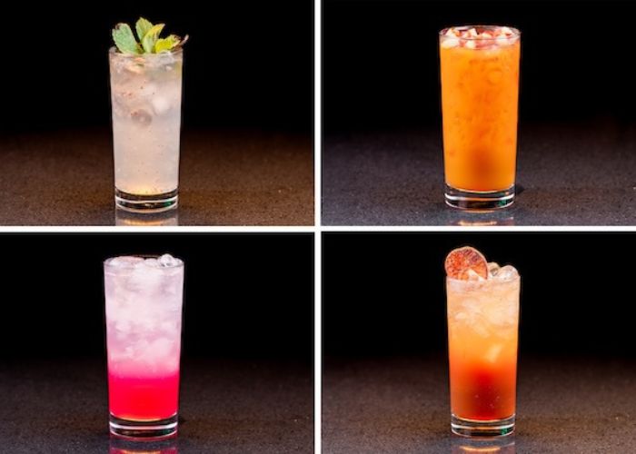 Summer menu items available for at The Coffee House located at The Disneyland Hotel.